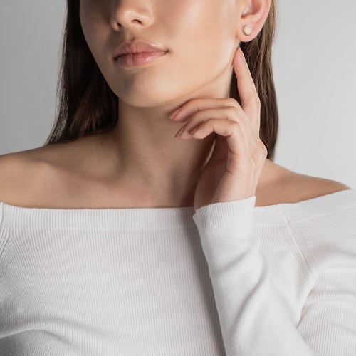 Kolczyki Savicki: złote, diamenty